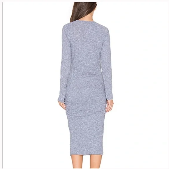 NWOT V-neck shirred dress - Picture 3 of 8